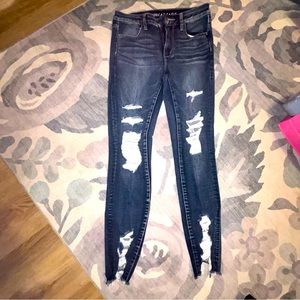 Women’s American Eagle Super Stretch High-Rise Jegging Skinny Jeans Size:8